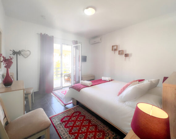 All rooms are equipped with air conditioning and a Flat screen TV.