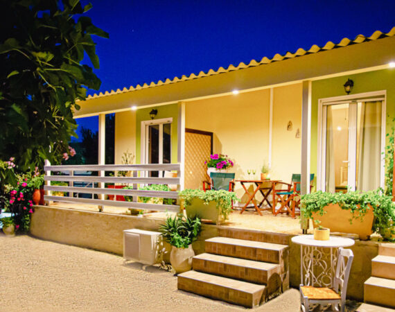 Each room has its own private entrance from the garden patio.