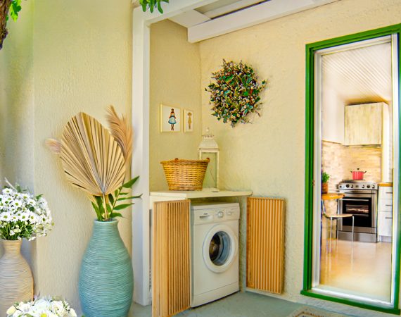 Pretty Spiti Holiday Home_Washing maschine 1